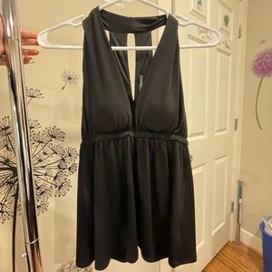 Express party top with built-in bra